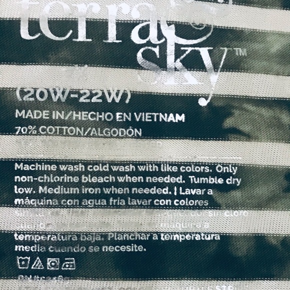 Terra & Sky Lightweight Striped Summer Tee - Picture 4 of 4